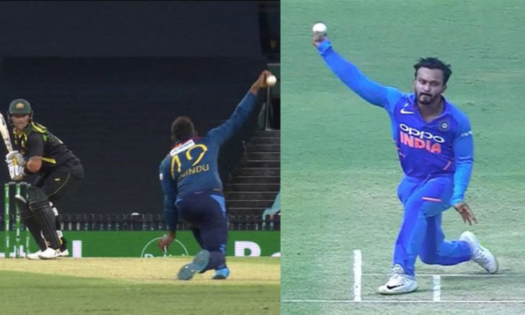 Australia vs Sri Lanka: हसरंगा बन गए केदार जादव, ग्लेन मैक्सवेल को डाली उनके स्टाइल में गेंद, देखें 