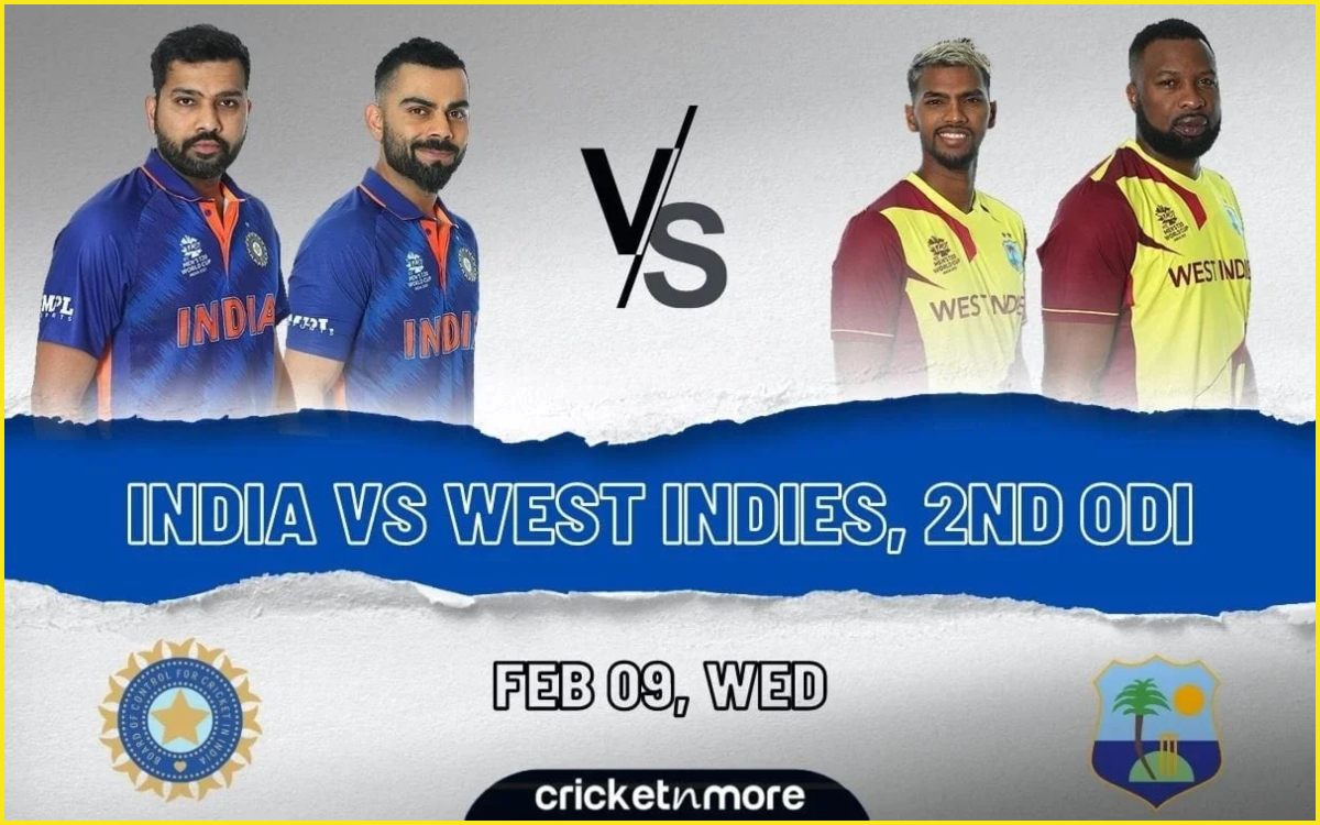 IND vs WI : दूसरे वनडे मैच में वेस्टइंडीज ने भारत के खिलाफ टॉस जीतकर पहले बॉलिंग करने का फैसला किया