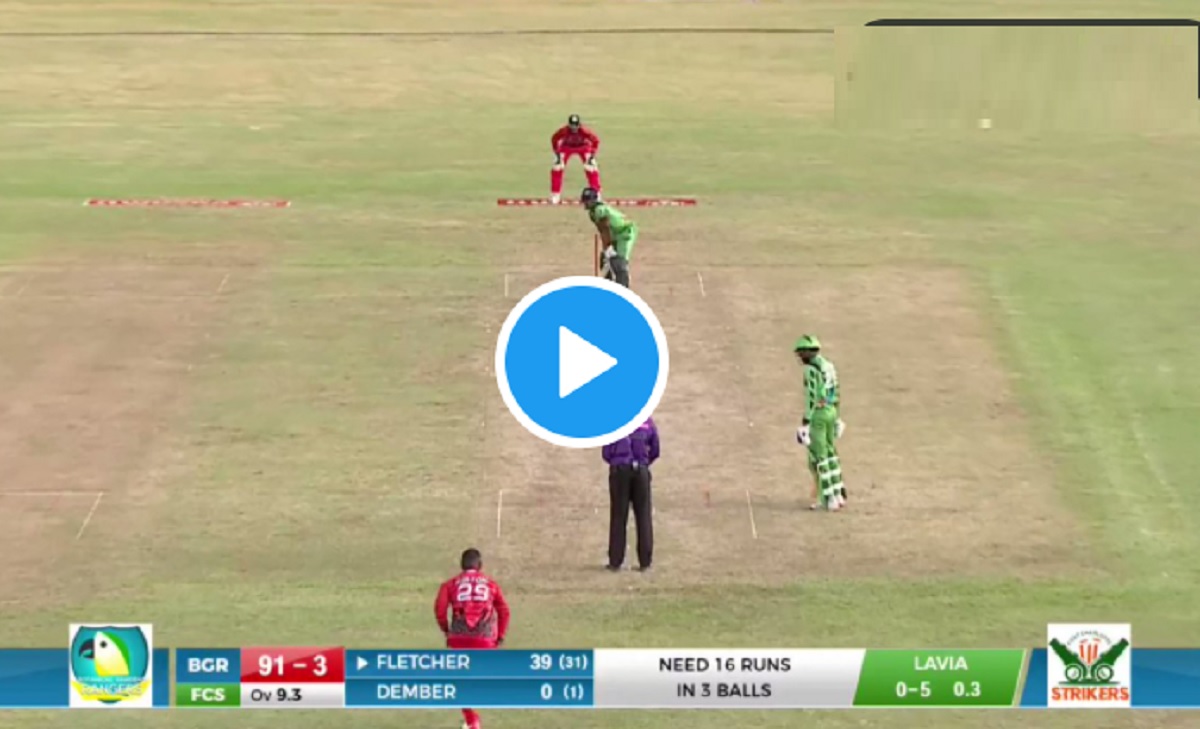 16 needed off 3 balls and andre fletcher deliver, watch video