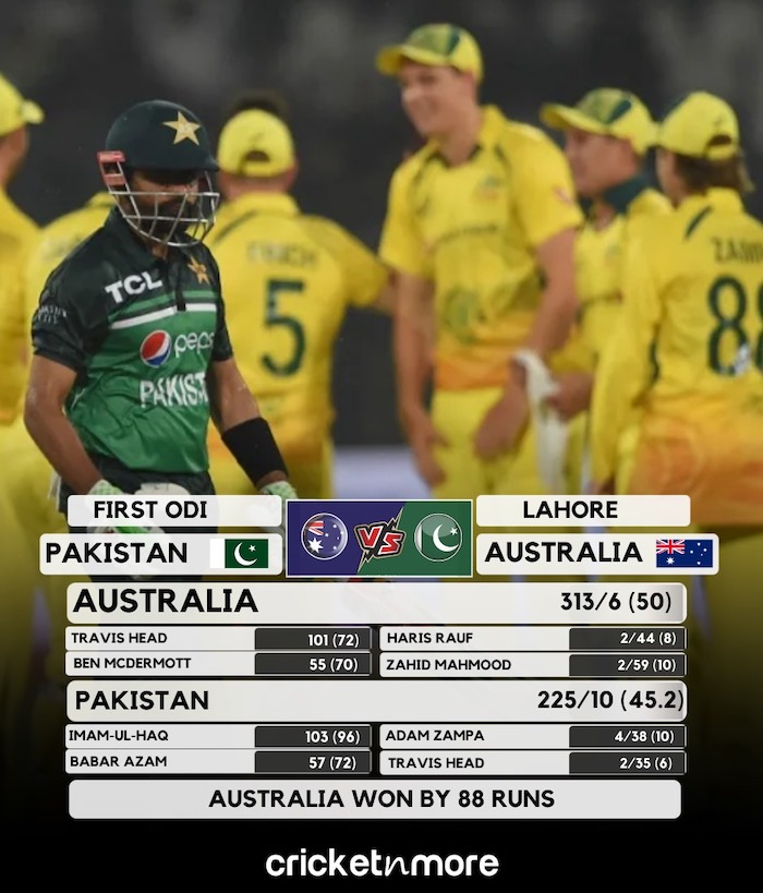 Australia v Pakistan 1st ODI