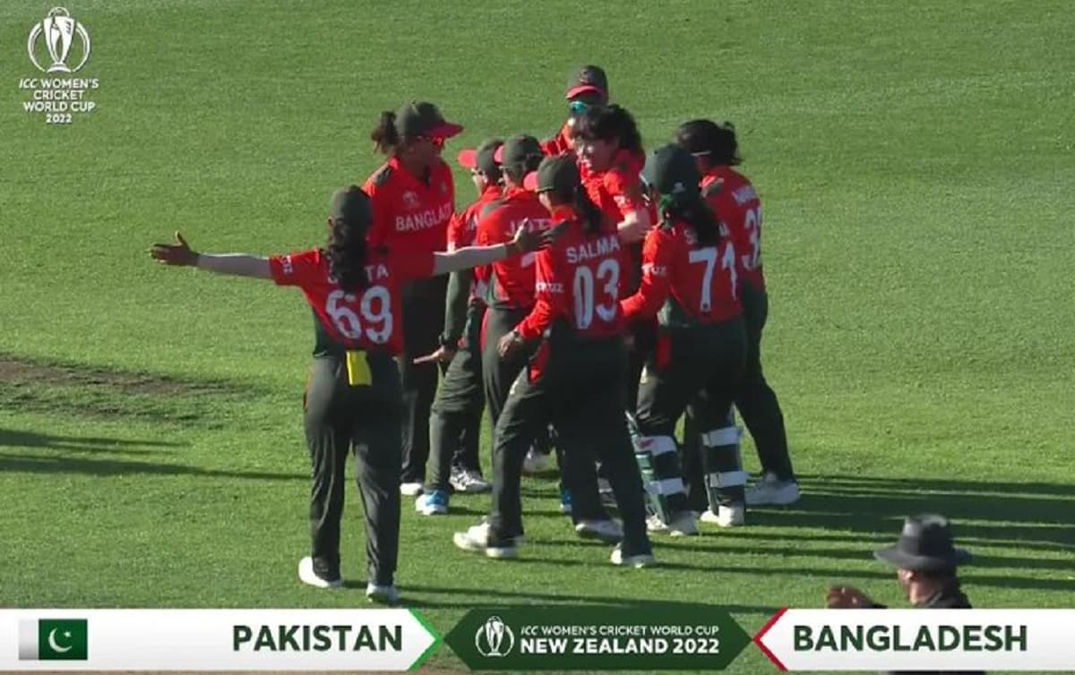 ICC Women's World Cup: बांग्लादेश ने पाकिस्तान को 9 रन से हराकर रचा इतिहास,फरगना-फाहिमा ने दिलाई जीत