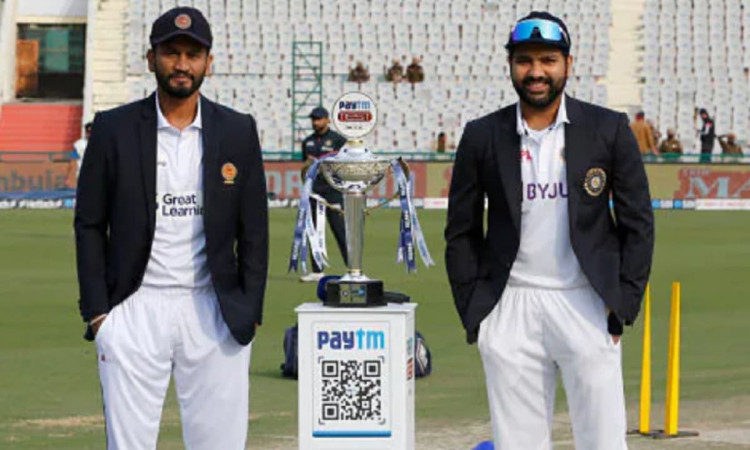 ind vs sl India opt to bat first against Sri Lanka in second test