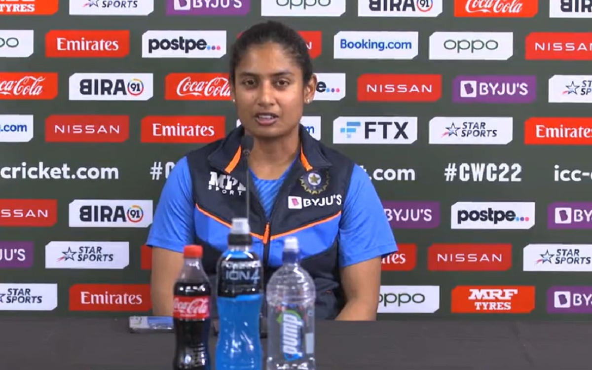  पाकिस्तान के खिलाफ जीत के बाद भी निराश हैं टीम इंडिया की कप्तान मिताली राज,कहा- यह बहुत दबाव डालता 