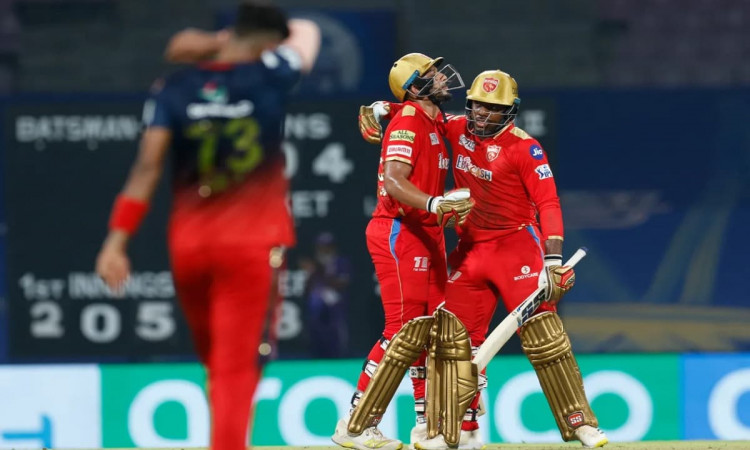 Punjab Kings beat Royal Challengers Bangalore by 5 wickets in a high scoring match 