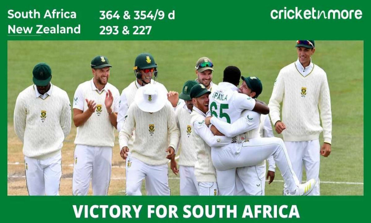 South Africa Outsmart New Zealand To Win Second Test By 198 runs, Draw Series (Match Report)