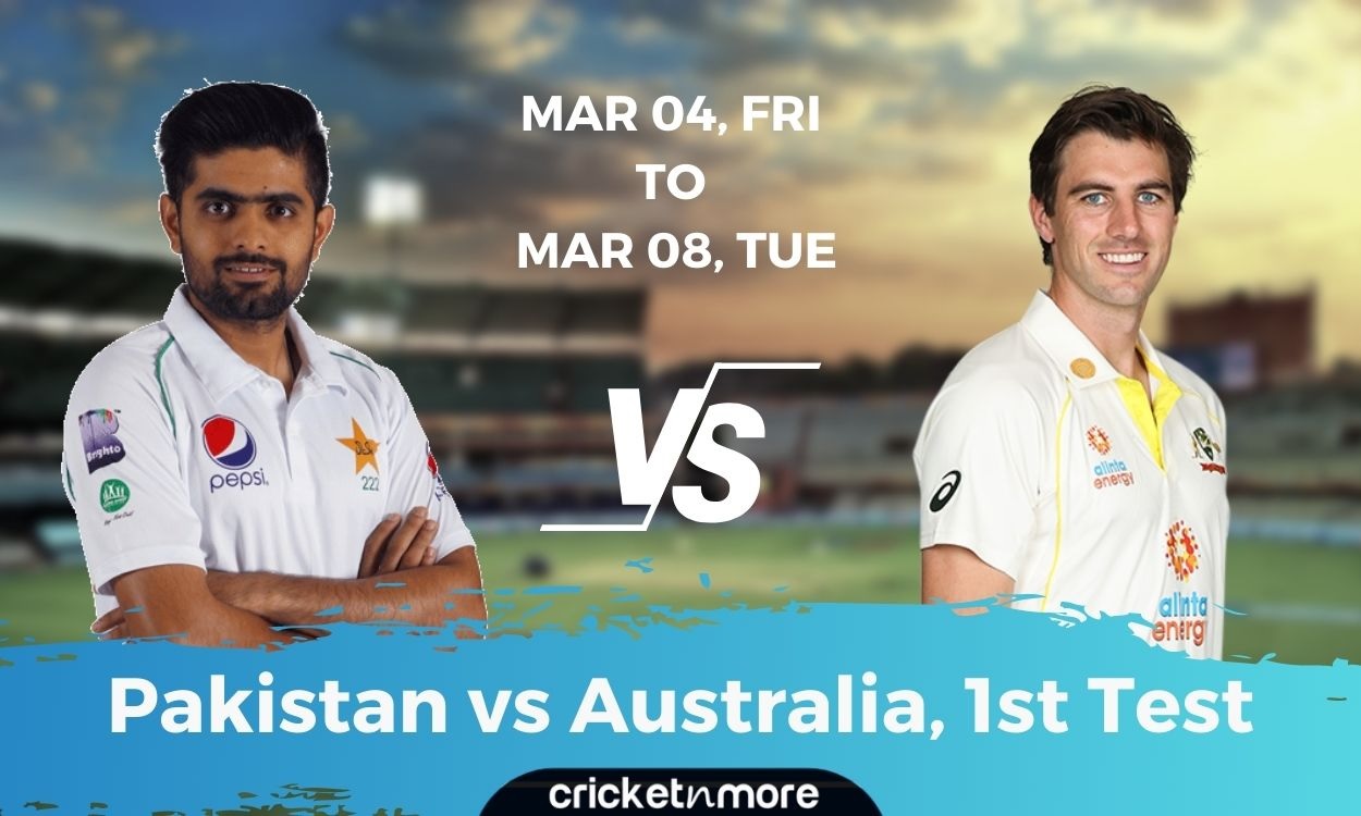 Pakistan Vs Australia 1st Test Cricket Match Prediction Fantasy Xi Tips