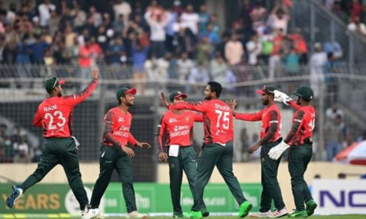 Cricket Image for BAN vs AFG : बांग्लादेश ने अफगानिस्तान को 61 रन से हराया, टी-20 सीरीज में हासिल की