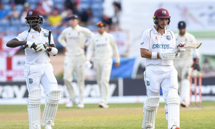 Cricket Image for WI v ENG, Day 2: Da Silva Leads West Indies Fightback Against England