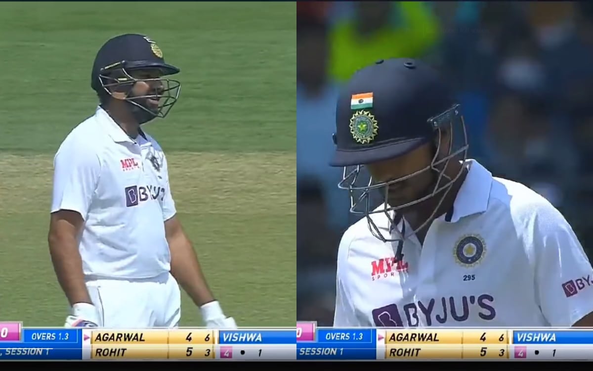 Cricket Image for IND vs SL: नो बॉल पर आउट हुए मंयक अग्रवाल, कप्तान रोहित शर्मा थे जिम्मेदार