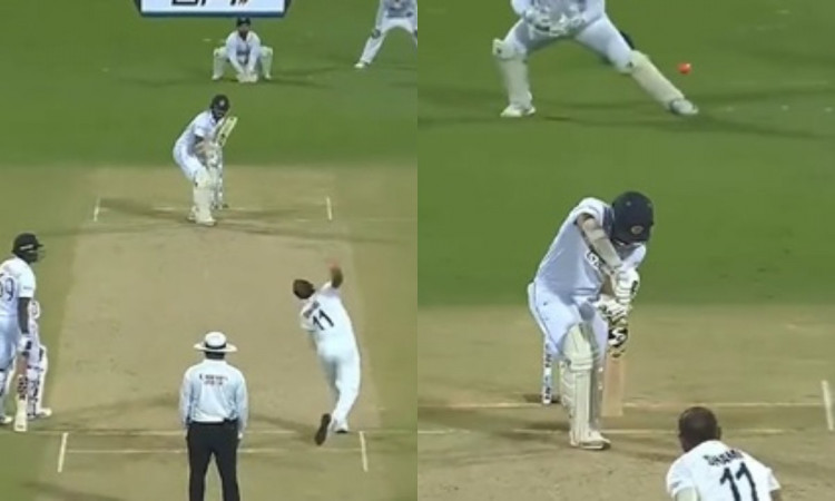 Cricket Image for VIDEO : पहली ही बॉल पर शमी का कमाल, श्रीलंका के कैप्टन को किया क्लीन बोल्ड