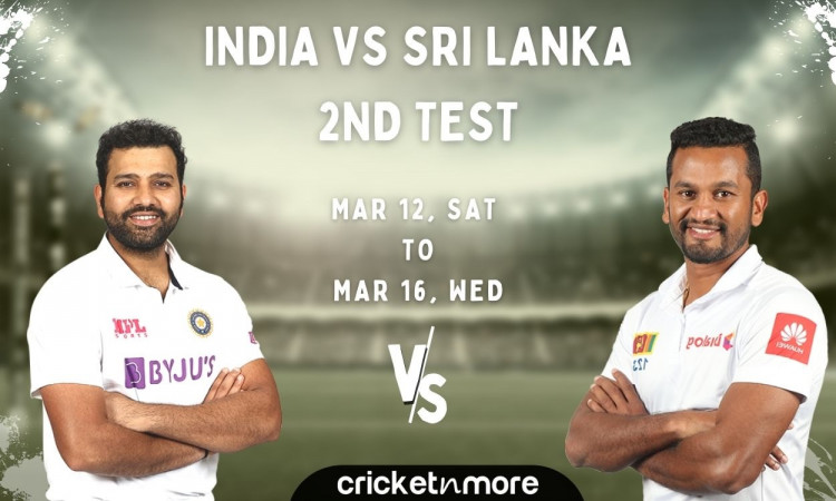 Cricket Image for India vs Sri Lanka, 2nd Test – Cricket Match Prediction, Fantasy XI Tips & Probabl