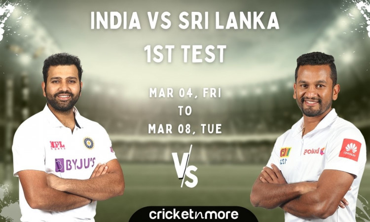 Cricket Image for India vs Sri Lanka, 1st Test – Cricket Match Prediction, Fantasy XI Tips & Probabl