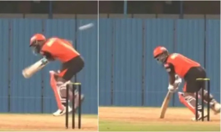 Cricket Image for VIDEO : उमरान मलिक की बाउंसर्स से थर-थर कांपे पूरन, तेज़ रफ्तार को नहीं झेल पाया क