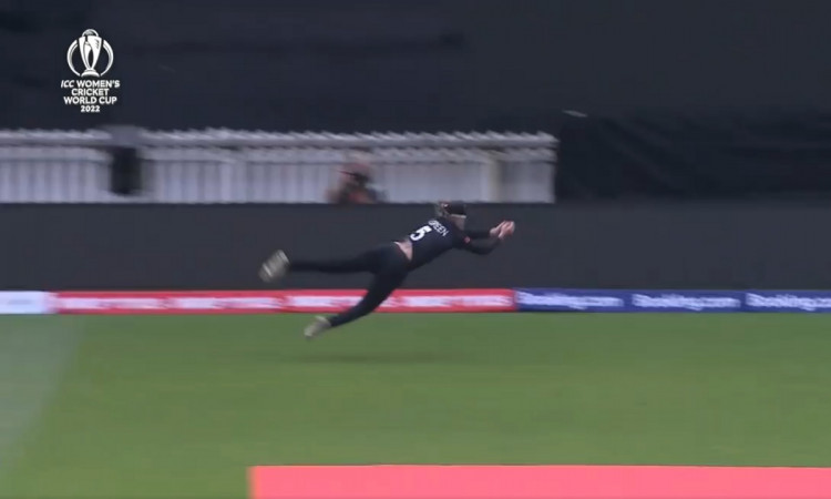 Cricket Image for WATCH: Maddy Green Becomes A 'Superwoman' On The Boundary 