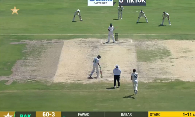 Cricket Image for WATCH: Mitchell Starc Spits Fire On A Dead Karachi Pitch 