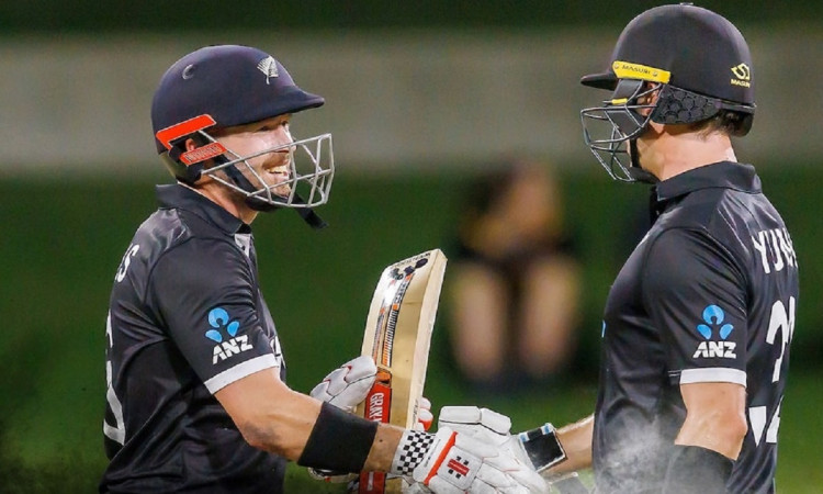 Cricket Image for NZ vs NED: Young & Nicholls Power New Zealand To 7 Wicket Win Against Netherlands 