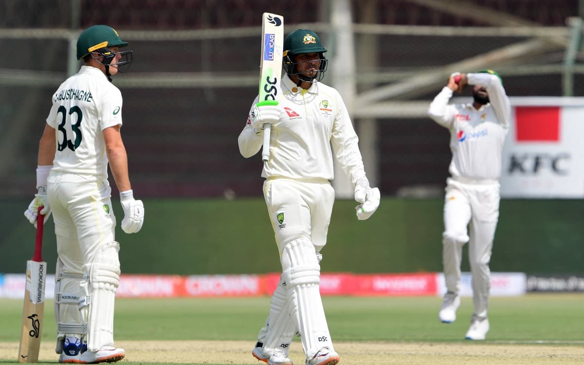 PAK v AUS 2nd Test Usman Khawaja Smacks Century In His Birth Country