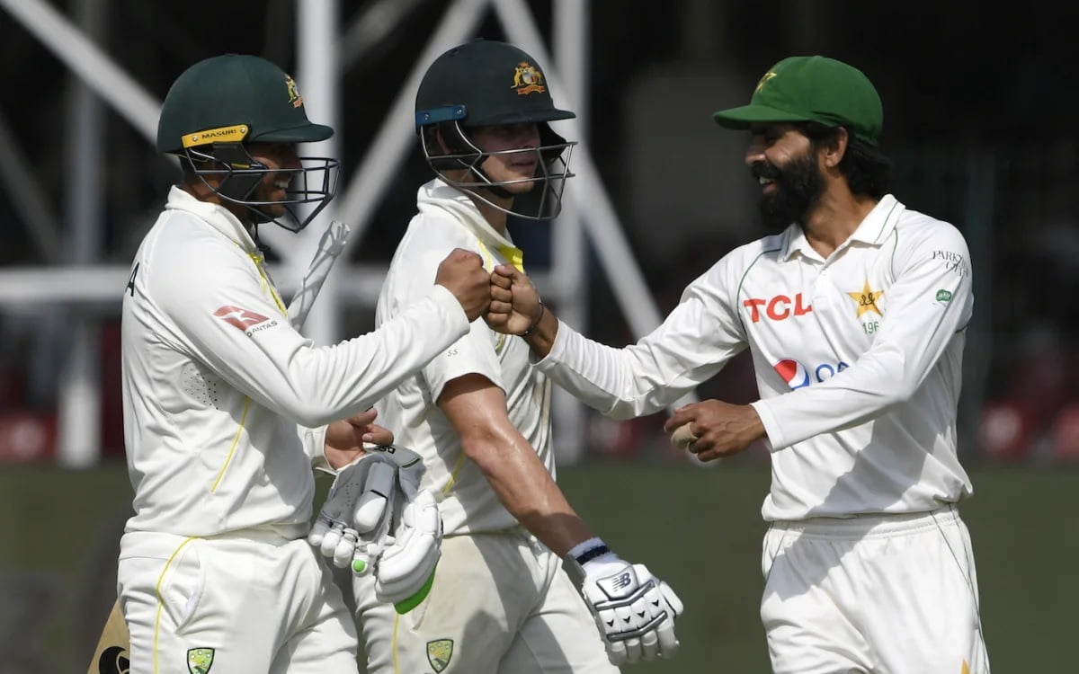 PAK v AUS 3rd Test Australia Declare Their 2nd Innings At 227/3