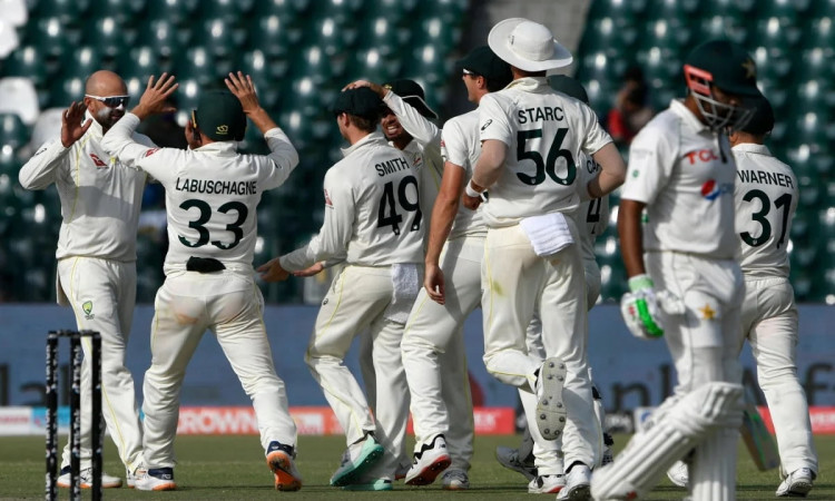 Cricket Image for PAK vs AUS 3rd Test: Cummins & Lyon Put Pakistan In Front At Tea On Day 5