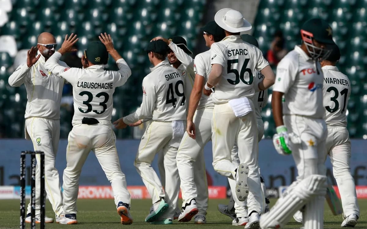 Cricket Image for PAK vs AUS 3rd Test: Cummins & Lyon Put Pakistan In Front At Tea On Day 5