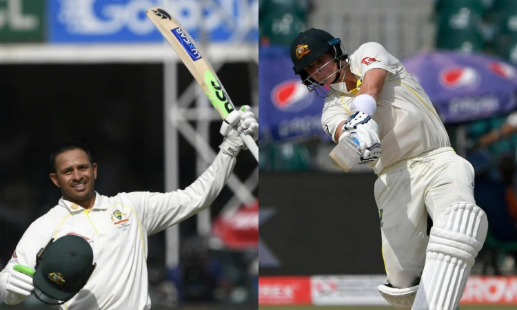 Cricket Image for PAK vs AUS 3rd Test: Khawaja Smacks Another Ton; Smith Completes 8,000 Test Runs
