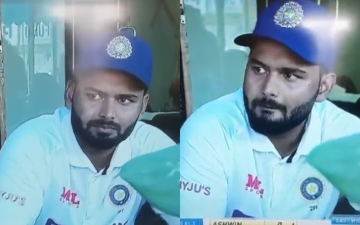 Cricket Image for VIDEO : ड्रेसिंग रूम में भी दिखीं भरी-भरी आंखें, बस निकलने ही वाले थे पंत के आंसू