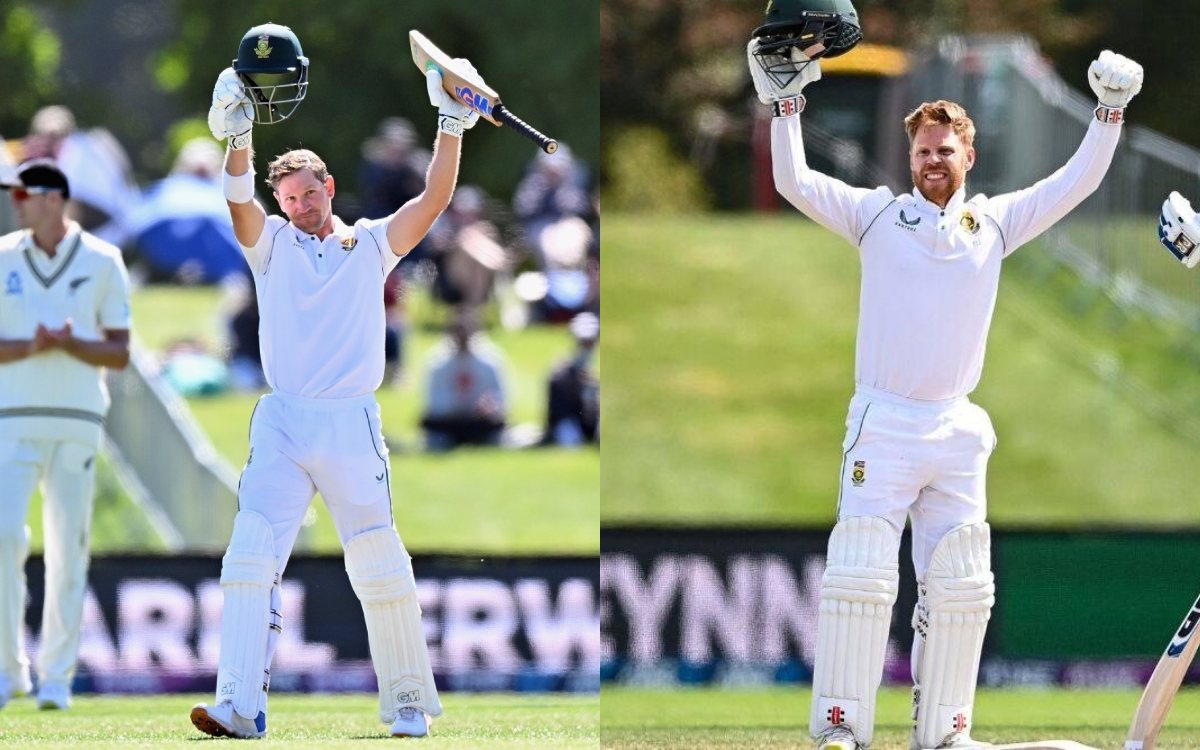 Cricket Image for SA Captain Dean Elgar Praises Newcomers Sarel Erwee & Kyle Verreyne After Historic