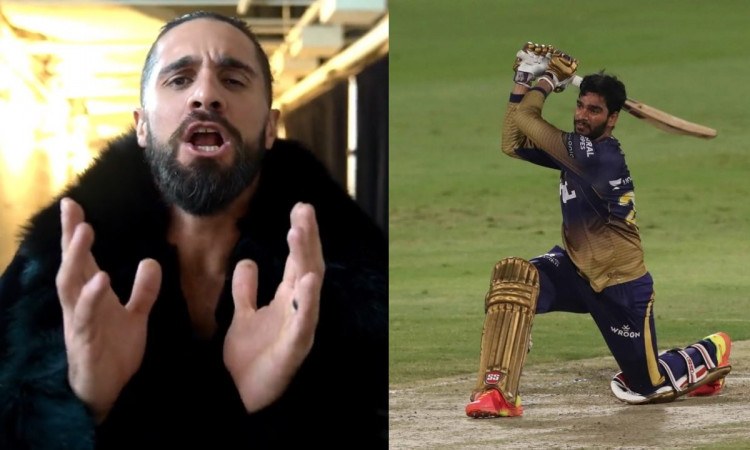 Cricket Image for WATCH: Seth Rollins 'Blesses' KKR's Venkatesh Iyer To 'Grab The Cup' Ahead Of IPL 