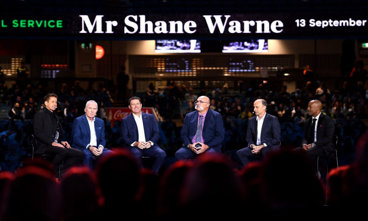 Cricket Image for Thousands Bid Farewell To Shane Warne At State Memorial Service