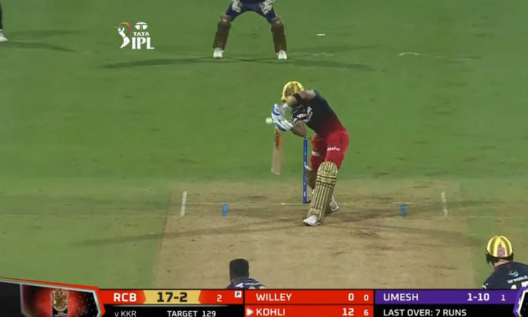 Cricket Image for Moving Away On A Good Length And Virat Kohli Edges It Again, WATCH Video 