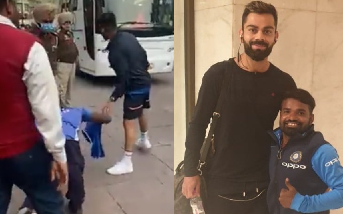 Cricket Image for WATCH: Virat Kohli's Special Gesture To Team India's Unofficial 12th Man 