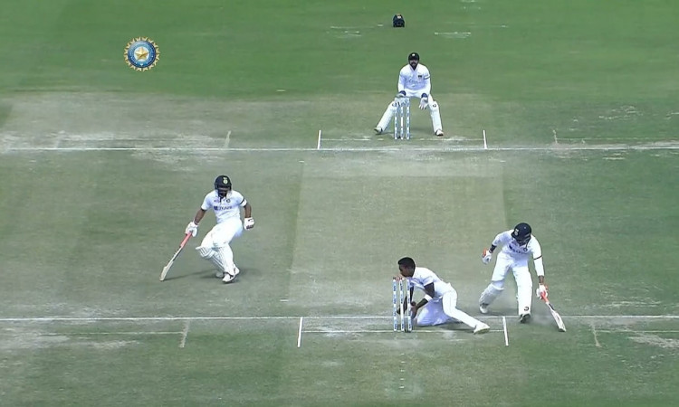 Cricket Image for WATCH: Centurion Jadeja & Shami Survive After A 'Comedy Of Errors' By Disheartened