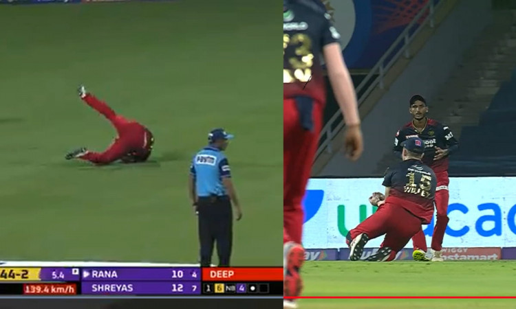 Cricket Image for VIDEO: डेविड विली ने राणा की पारी पर लगाई लगाम, 3 सेकेंड तक स्लाइड मारते हुए पकड़ा