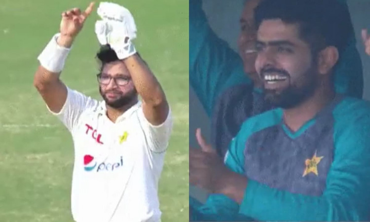 Cricket Image for VIDEO: शतक के बाद इमाम-उल-हक ने ऐसे उड़ाया ऑस्ट्रेलियाई कप्तान की गलती का मज़ाक, म