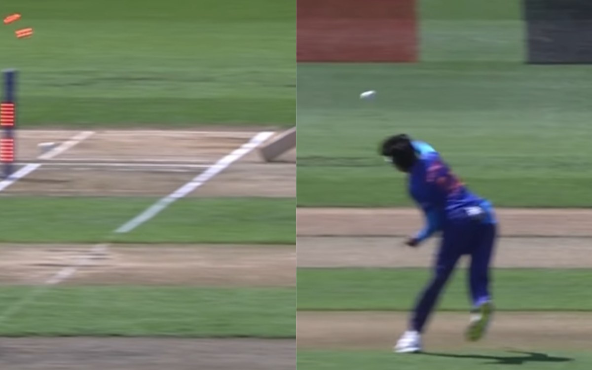 Cricket Image for VIDEO: पूजा ने दिखाई चीते जैसी फुर्ती, रॉकेट थ्रो से सूजी बेट्स को भेजा पवेलियन