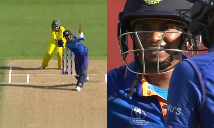 Cricket Image for WATCH: Pooja Vastrakar Displays Strength; Smashes Longest Six Of The Tournament