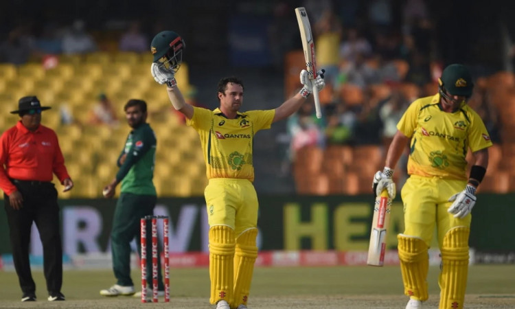 Cricket Image for WATCH: Travis Head Smacks A Thunderous Ton Against Pakistan In 1st ODI