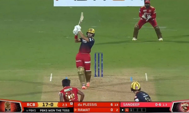 Cricket Image for WATCH: Uncapped Indian Player Smacks A Humongous Six Against Sandeep Sharma
