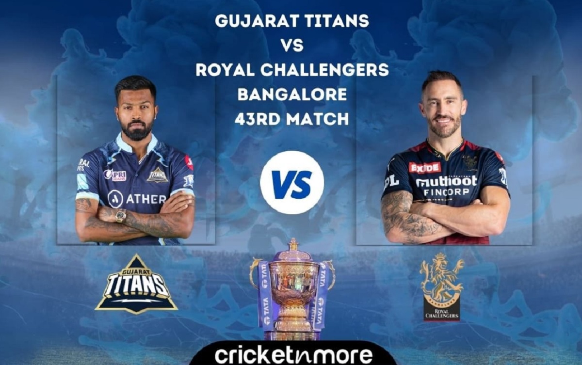 IPL 2022 RCB opt to bat first against Gujarat Titans IPL 2022 RCB opt to bat first against Gujarat Titans