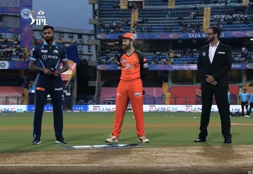 IPL 2022 Gujarat Titans opt to bowl first against Sunrisers Hyderabad IPL 2022 Gujarat Titans opt to bowl first against Sunrisers Hyderabad