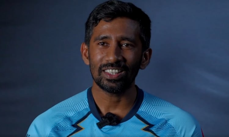 Cricket Image for Gujarat Titans Player Wriddhiman Saha Talks About Ms Dhoni