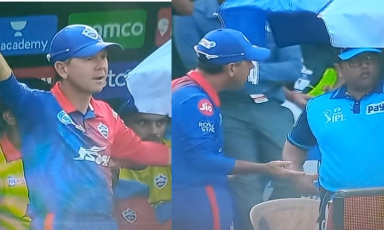 Cricket Image for Ipl 2022 Kkr Vs Dc Ricky Ponting Arguing With Fourth Umpire Watch Video