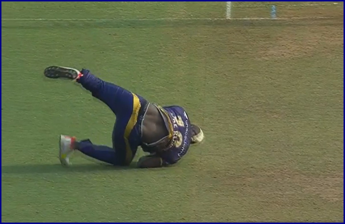 Cricket Image for Kkr Vs Gt Ipl 2022 Andre Russell Caught And Bowled Yash Dayal