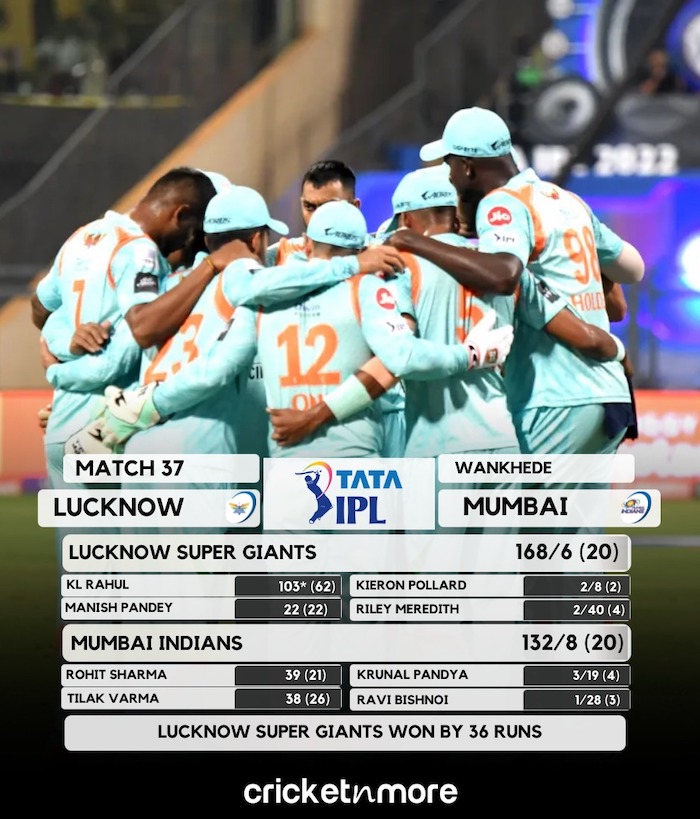 Lucknow vs Mumbai