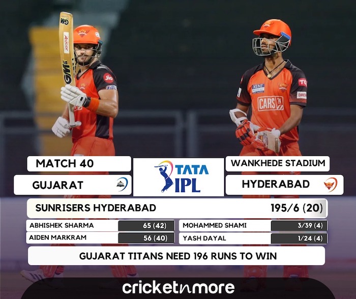 SRH vs GT