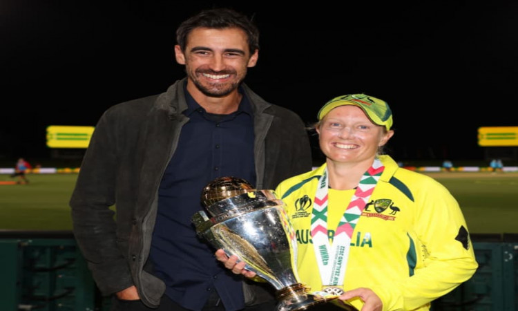 Mitchell Starc and Alyssa Healy flaunt love for each other after World Cup glory moments