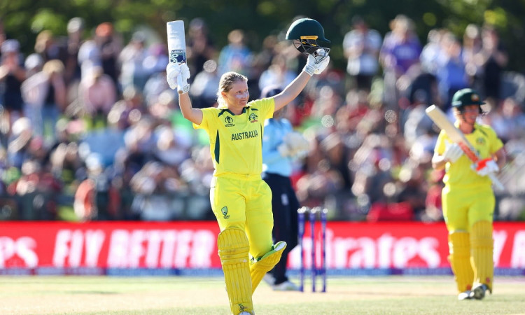 Cricket Image for Alyssa Healy's Record Ton Takes Australia 365/5 In World Cup Final