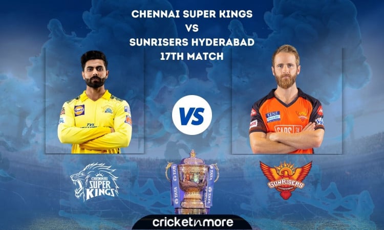 Cricket Image for Chennai Super Kings vs Sunrisers Hyderabad, IPL 2022 – Cricket Match Prediction, F