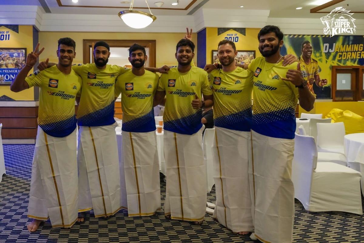 Cricket Image for Super Local 'Challenge' Of The Chennai Boys, CSK Celebrating Tamilian New Year's D