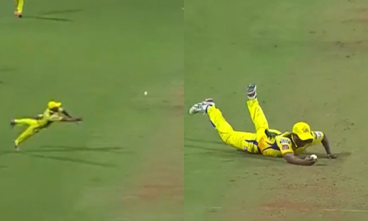 Cricket Image for IPL 2022: Ambati Rayudu Takes A Stunning Catch With Just Three Fingers; Watch Vide